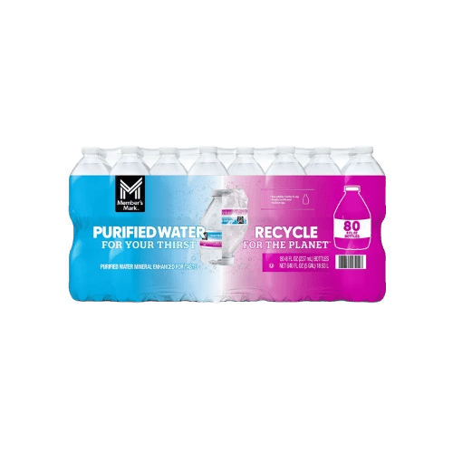Member's Mark Purified Water Plastic Bottle