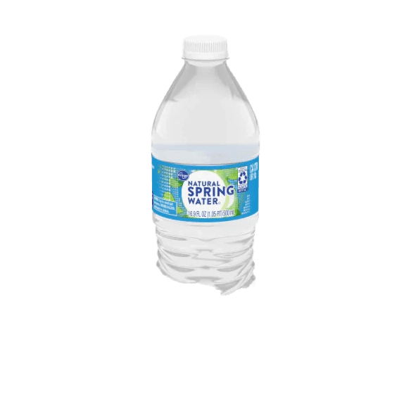 Kroger Spring Water Plastic Bottle