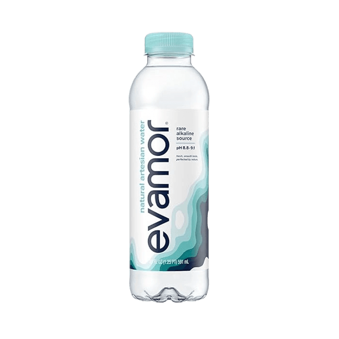 Evamor Natural Artesian Water Plastic Bottle