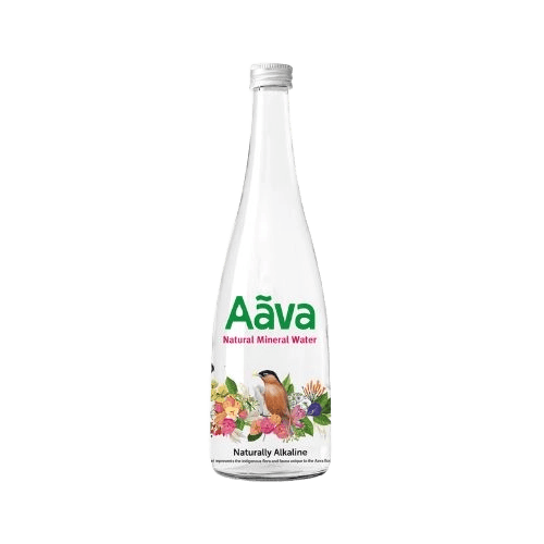 Aava Alkaline Natural Mineral Water Glass Bottle
