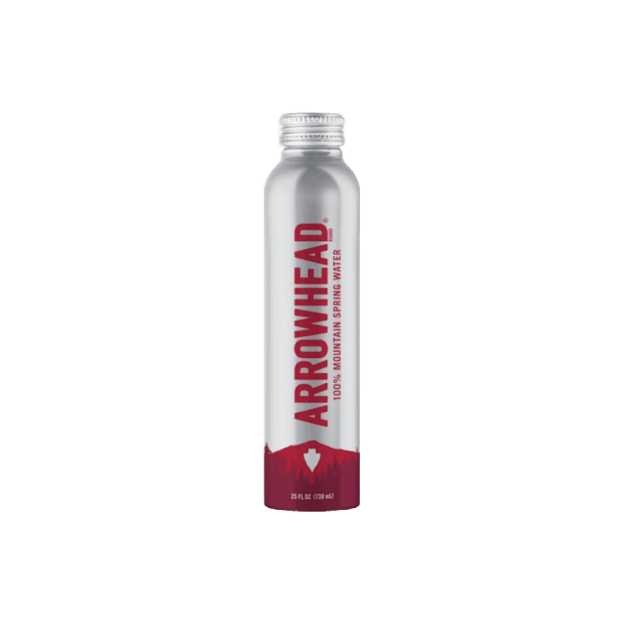 Arrowhead Natural Spring Water Aluminum Bottle