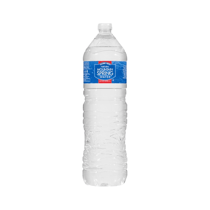 Trader Joe's Mountain Spring Water Plastic Bottle