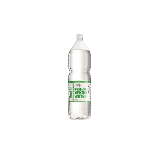 Simply Sparkling Spring Water Plastic Bottle