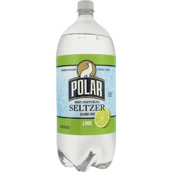 100% natural lime seltzer