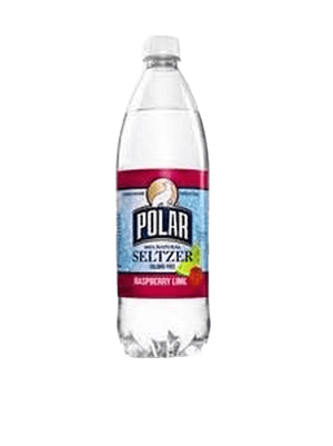100% natural seltzer, raspberry lime