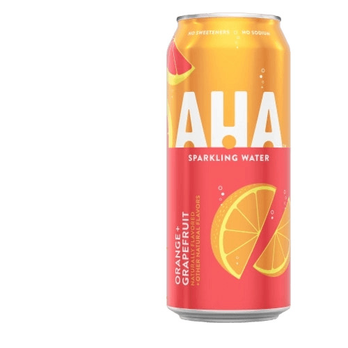 AHA Sparkling Water Beverage Orange + Grapefruit