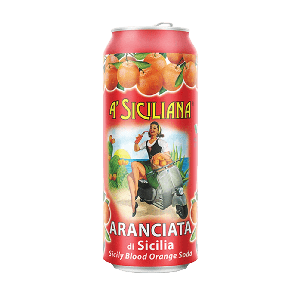 A' Siciliana Aranciata di Sicilia Sicilian Blood Orange Sparkling Beverage