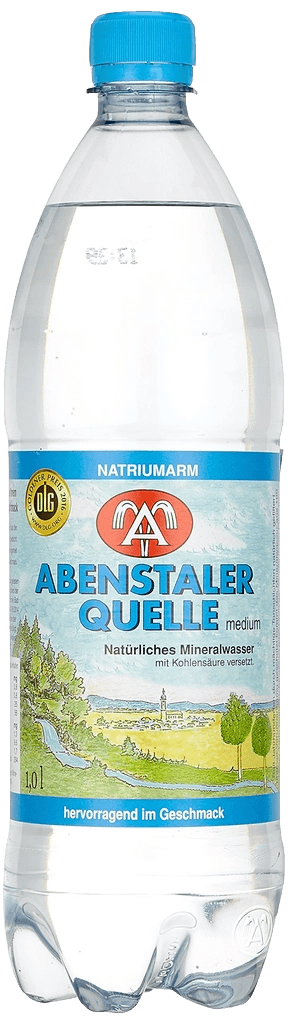 Abenstaler Quelle Natürliches Mineralwasser Medium glass bottle