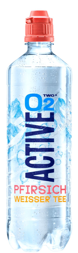 Adelholzener Active O2 Pfirsich Weisser Tee