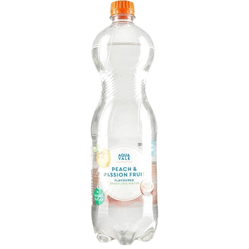 Aqua Vale Peach & Passion Fruit Flavoured Sparkling Water