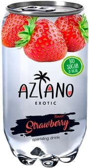 Aziano Exotic Sparkling Drink Strawberry Flavor