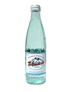 Balseca Tehuacan 1454 Carbonated Spring Artisanal Water glass bottle