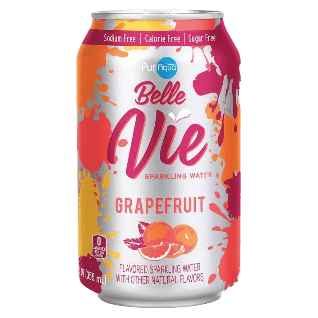Belle Vie Sparkling Water Grapefruit can