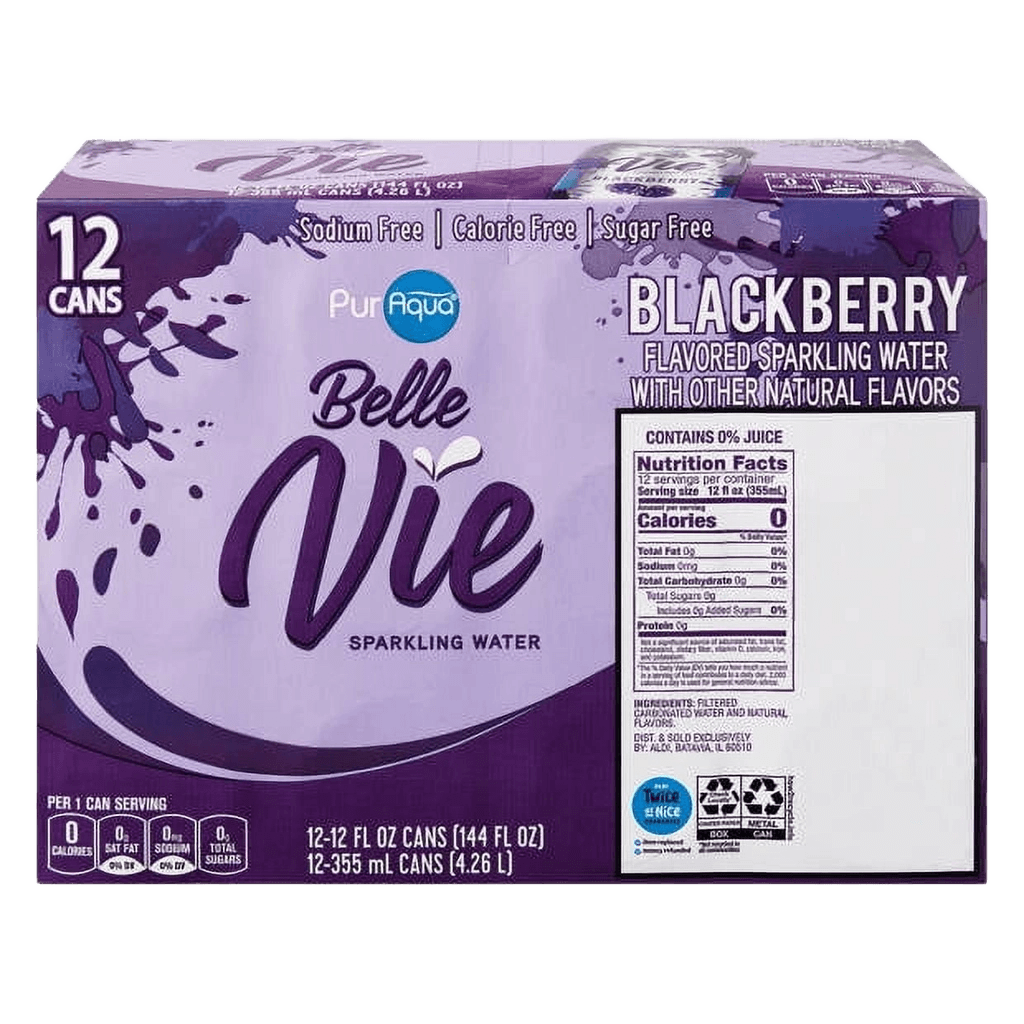 Belle Vie sparkling water BlackBerry