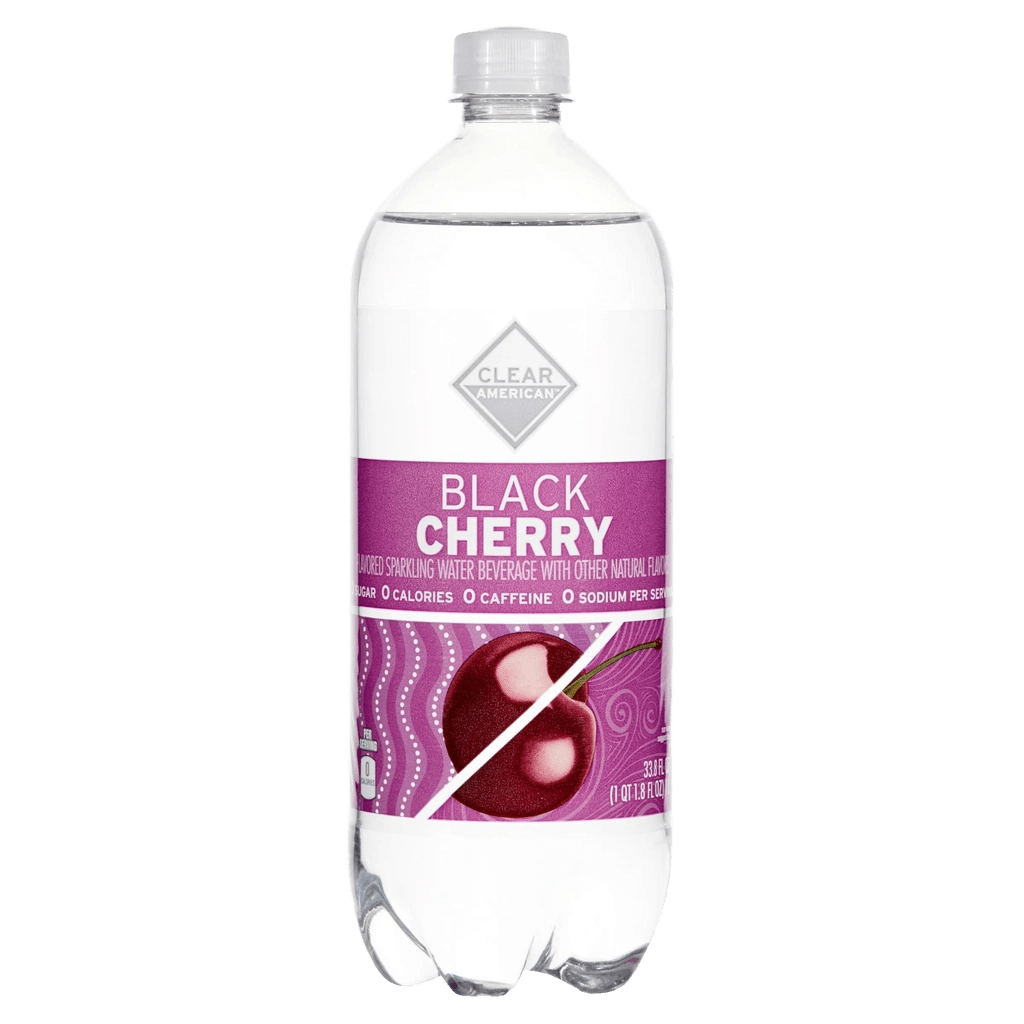 Black cherry sparkling water