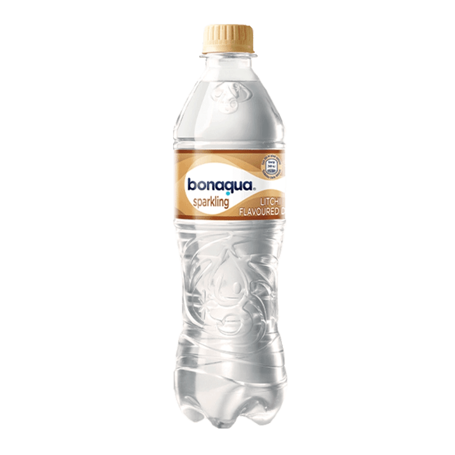 Bonaqua Pear Flavored Sparkling Water plastic bottle