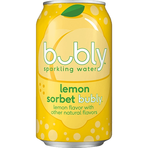 Bubly Lemon Sorbet Sparkling Water Beverage