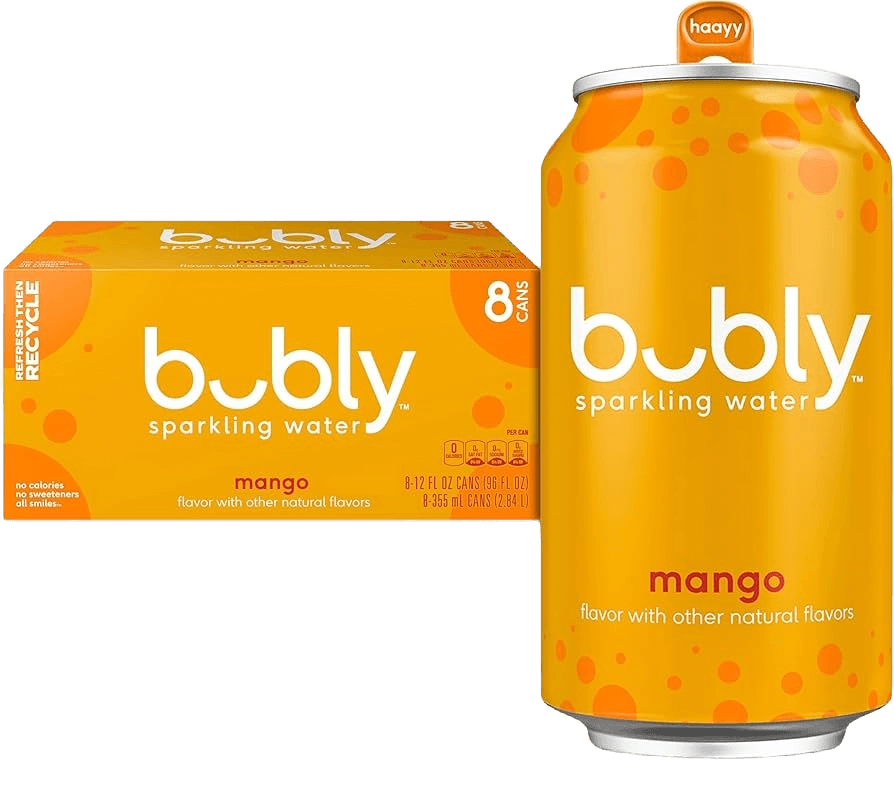 Bubly Sparkling Water Beverage - Mango