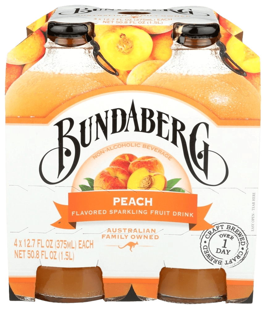Bundaberg Peach sparkling drink