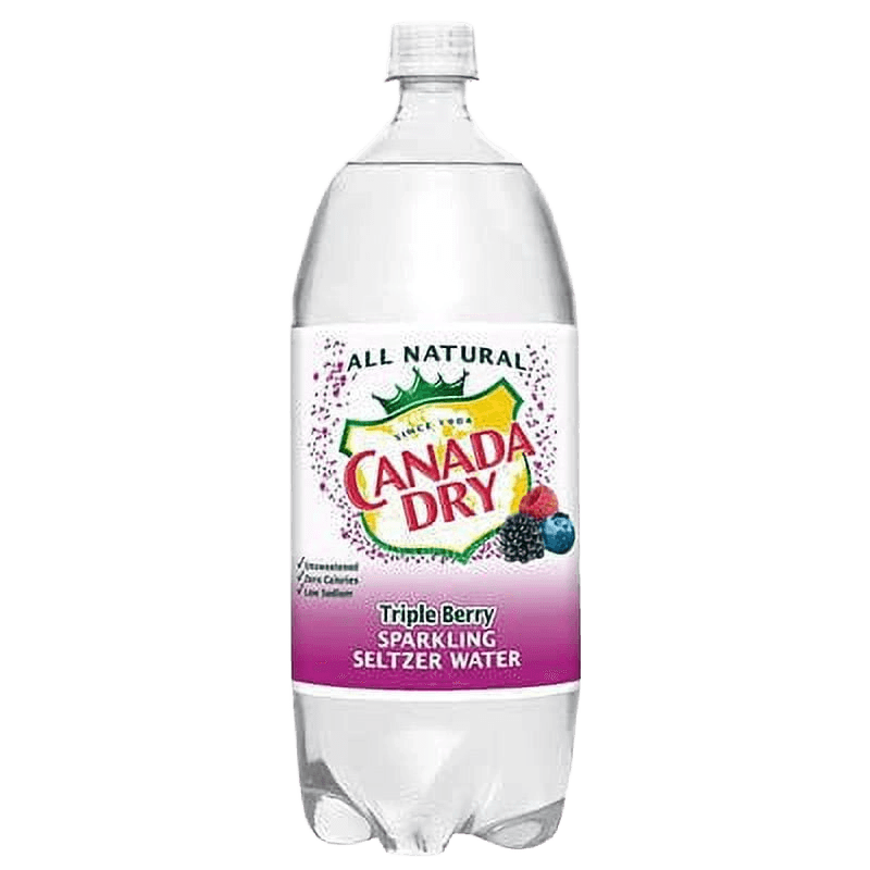Canada Dry All Natural Triple Berry Sparkling Seltzer Water