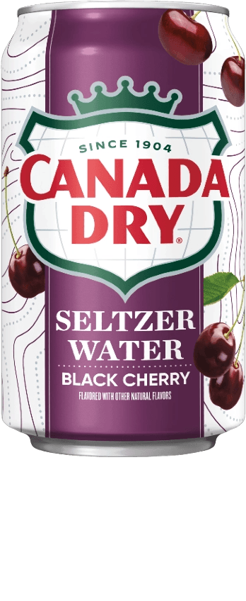 Canada Dry Black Cherry seltzer water
