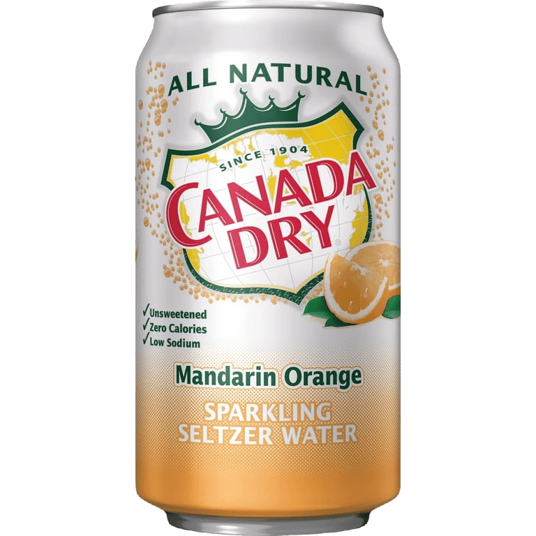 Canada Dry Mandarin Orange Sparkling Seltzer Water