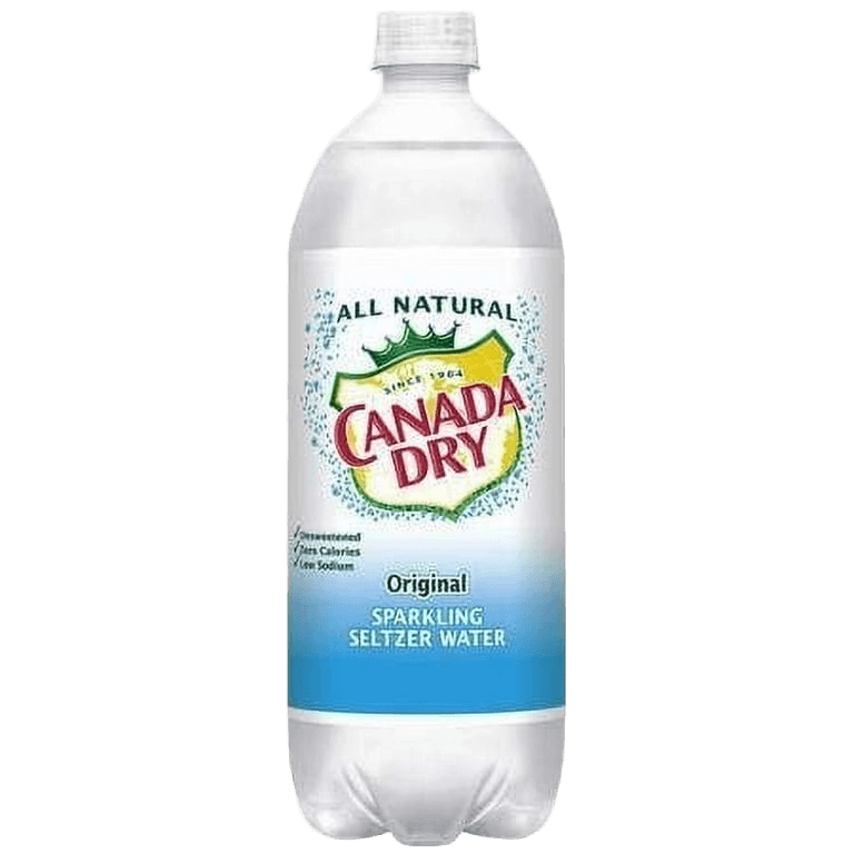 Canada Dry Seltzer Water Original plastic bottle