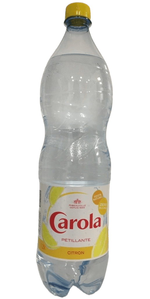 Carola Eau De Source Gazéifiée Aromatisée Au Citron