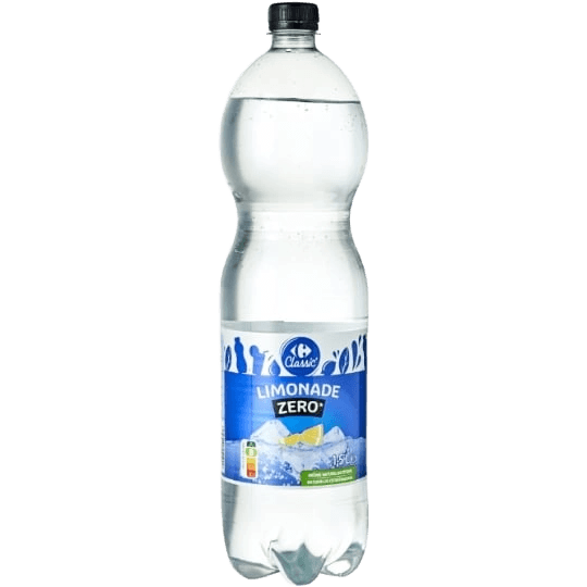 Carrefour Classic Limonade Zero Citron Citron Vert plastic bottle