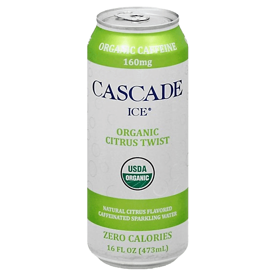 Cascade Ice Natural Citrus Flavored Caffeinated Sparkling Water