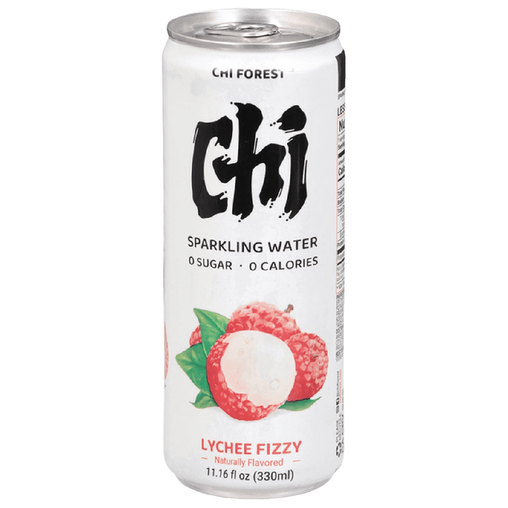 Chi Forest Sparkling Water Lychee Fizzy can