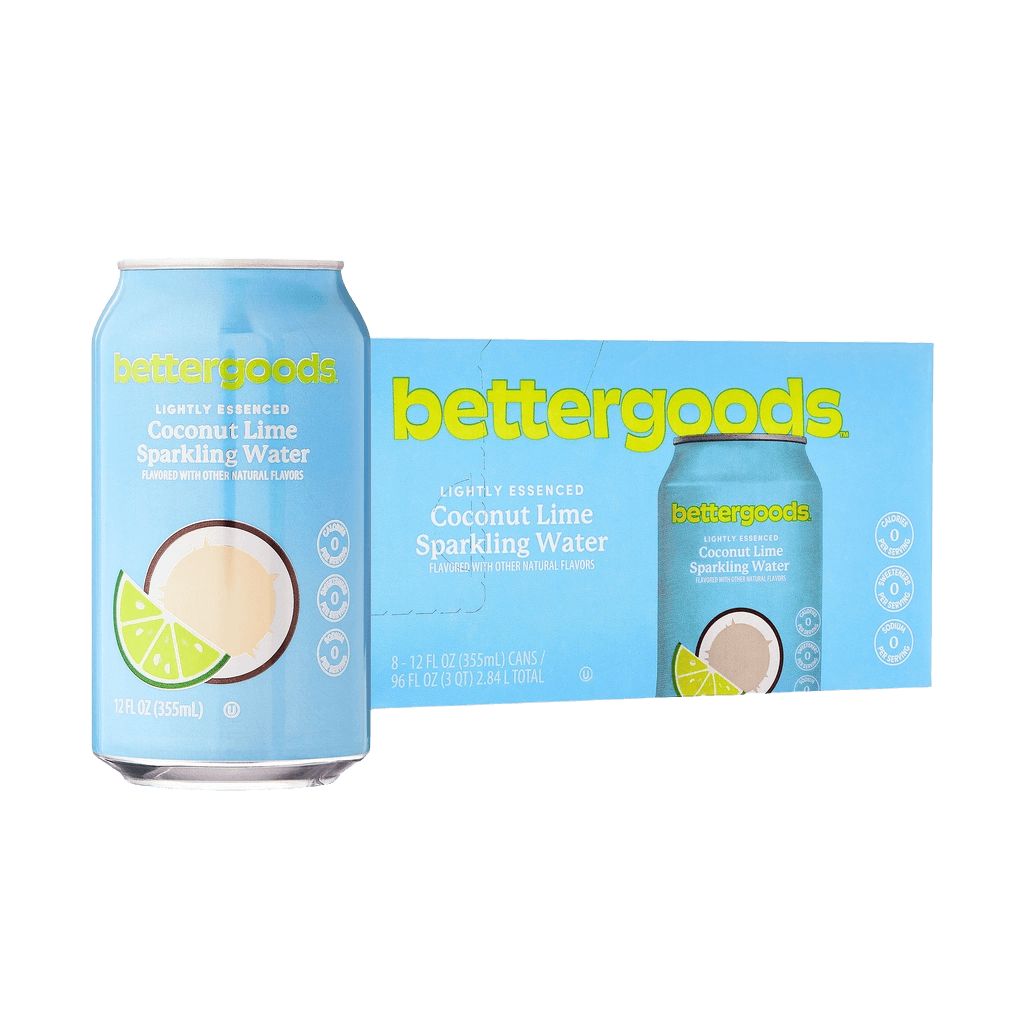 Ciconut lime sparkling water