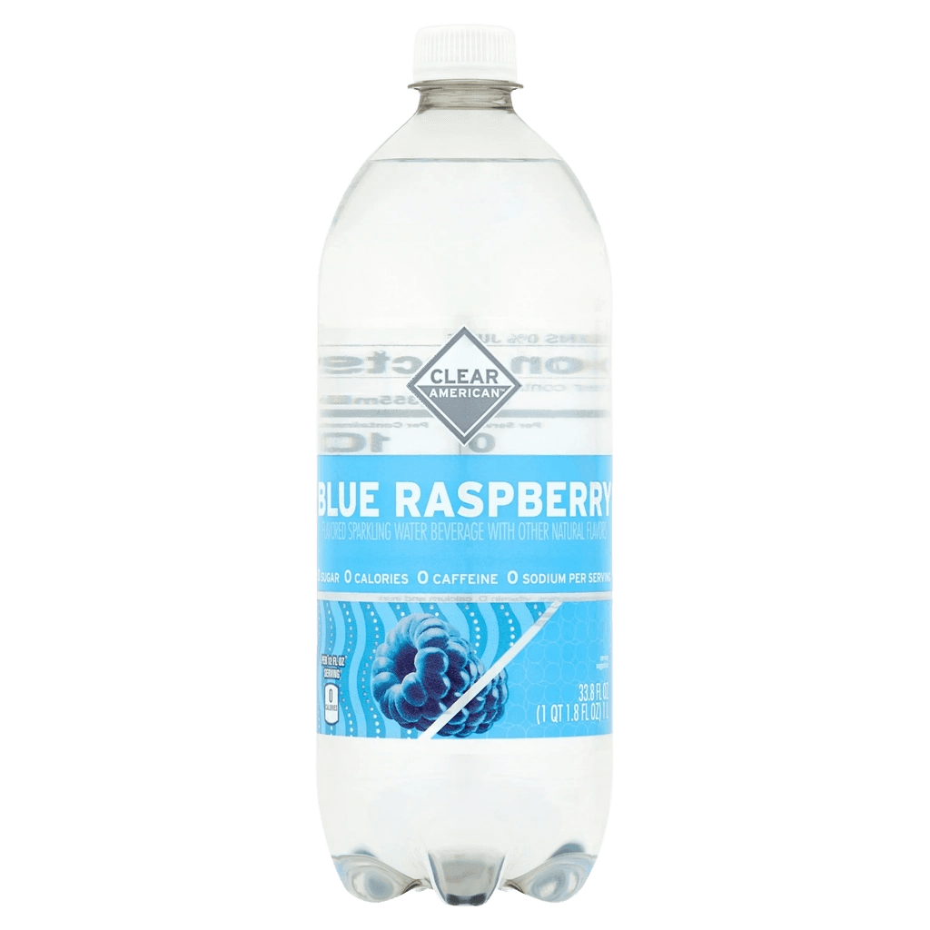 Clear American Blue Raspberry Sparkling Water