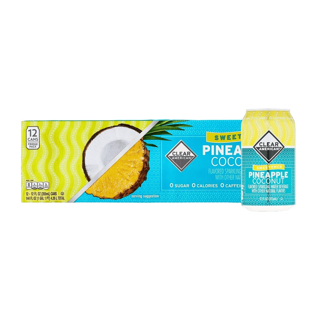 Clear American Pineapple Coconut Sparkling Water