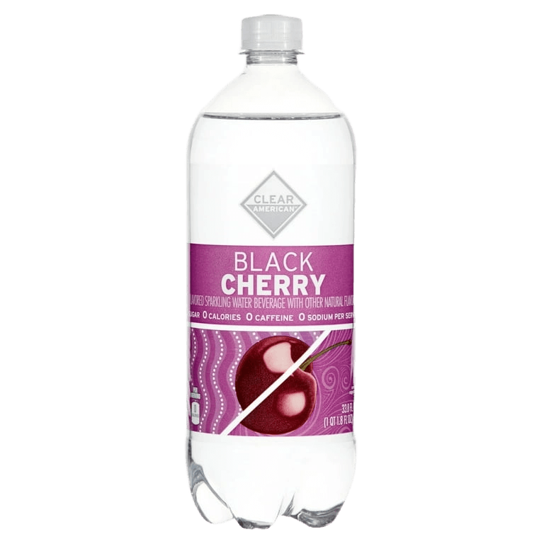 Clear American Sparkling Water Sweetened Black Cherry