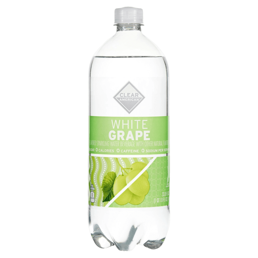 Clear American White Grape Sparkling Water