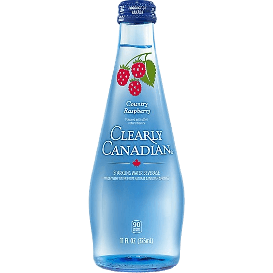 Clear Canadian Sparkling Water plastic bottle