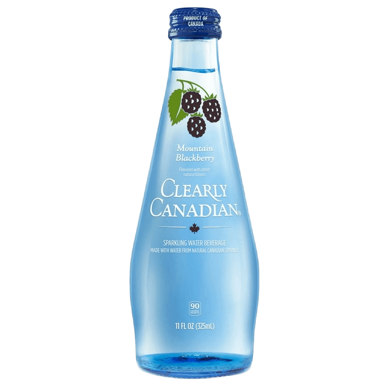 Clearly Canadian Mountain Blackberry Sparkling Water Beverage