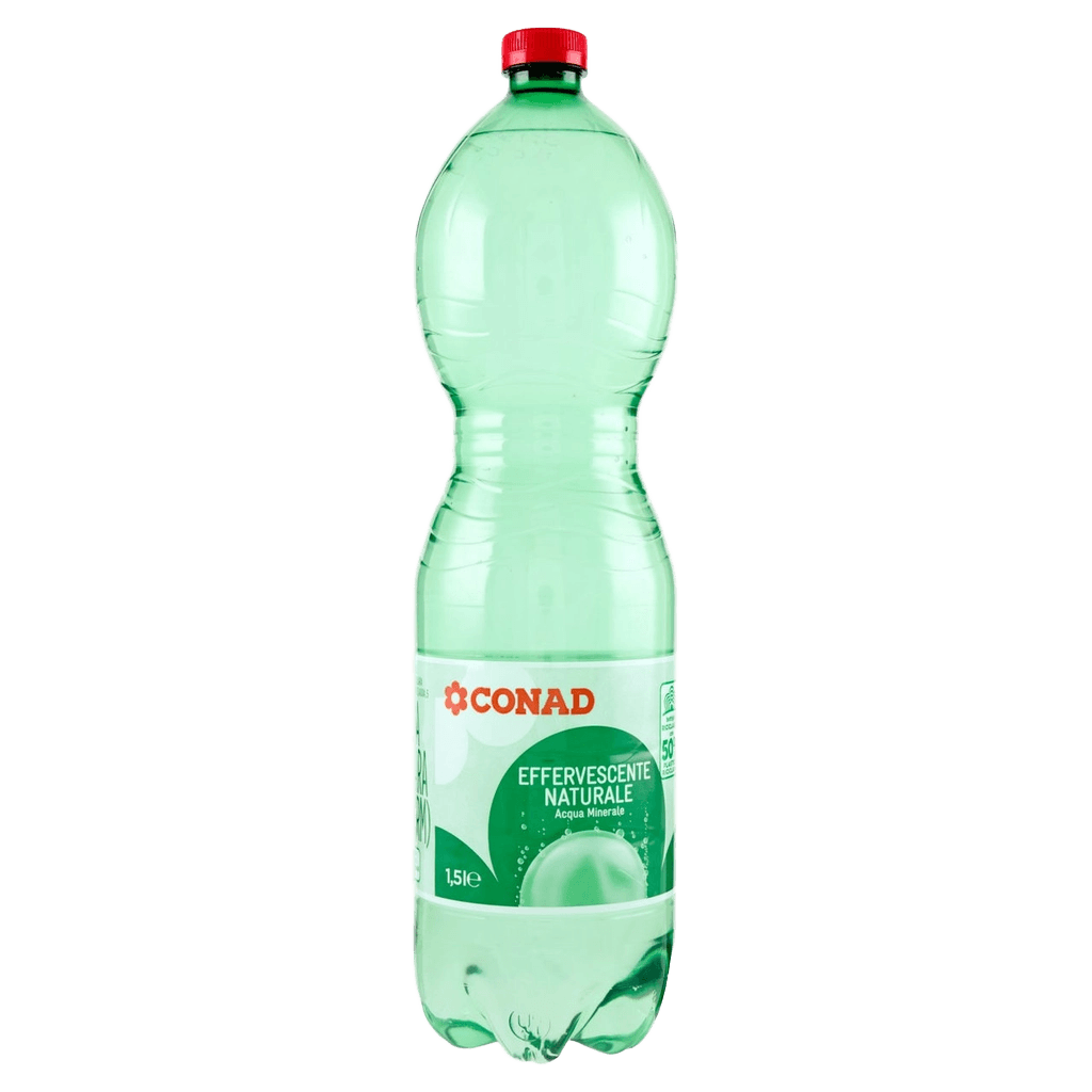 Conad Acqua Effervescente Naturale Conad 1,5 LT