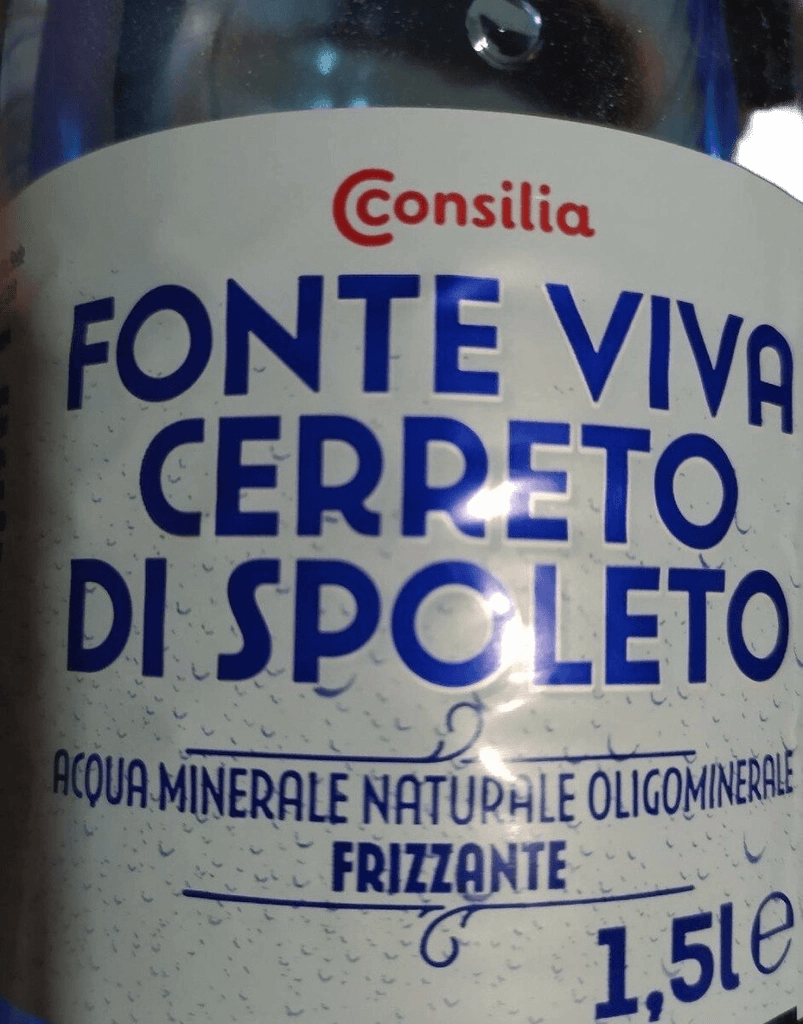 Consilia Acqua frizzante "fonte viva Cerreto di Spoleto"