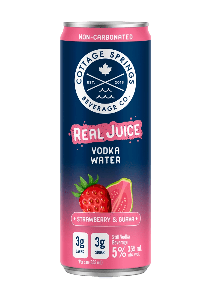 Cottage Springs Non-Alcoholic Flavoured Sparkling Beverage With Splash Of Real Juice