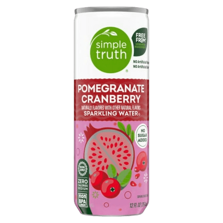 Cranberry Pomegranate Naturally Flavored Sparkling Water