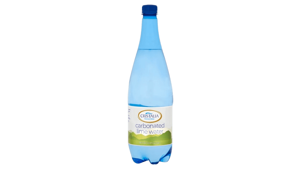 Cristalia Premium Water Carbonated Lime Water plastic bottle