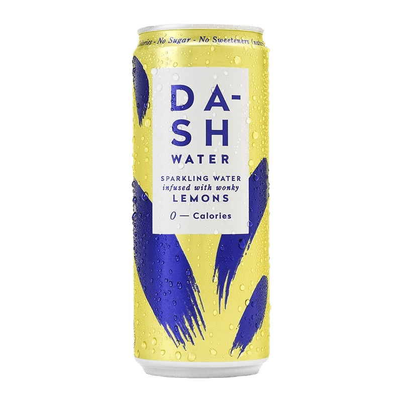Da-sh British sparkling spring water infused with wonky lemons