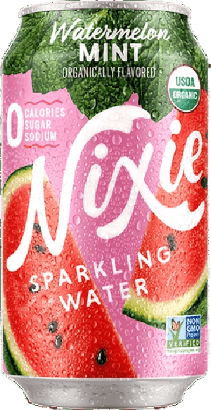 Dixie Watermelon Mint Sparkling Water can