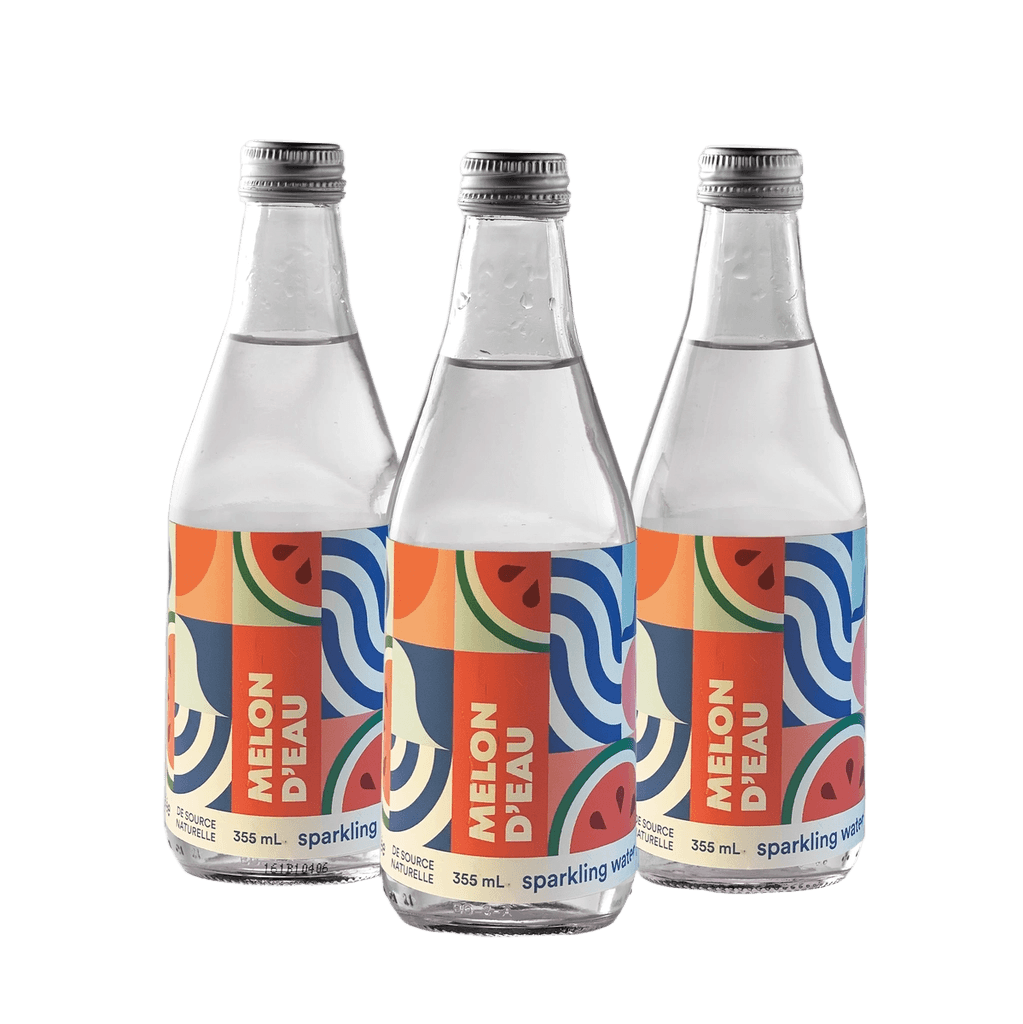 Eau petillante melon d'eau