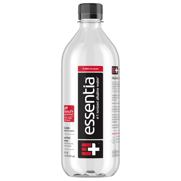 Essentia Ionized Alkaline Purified Water Enhanced With Electrolytes plastic bottle