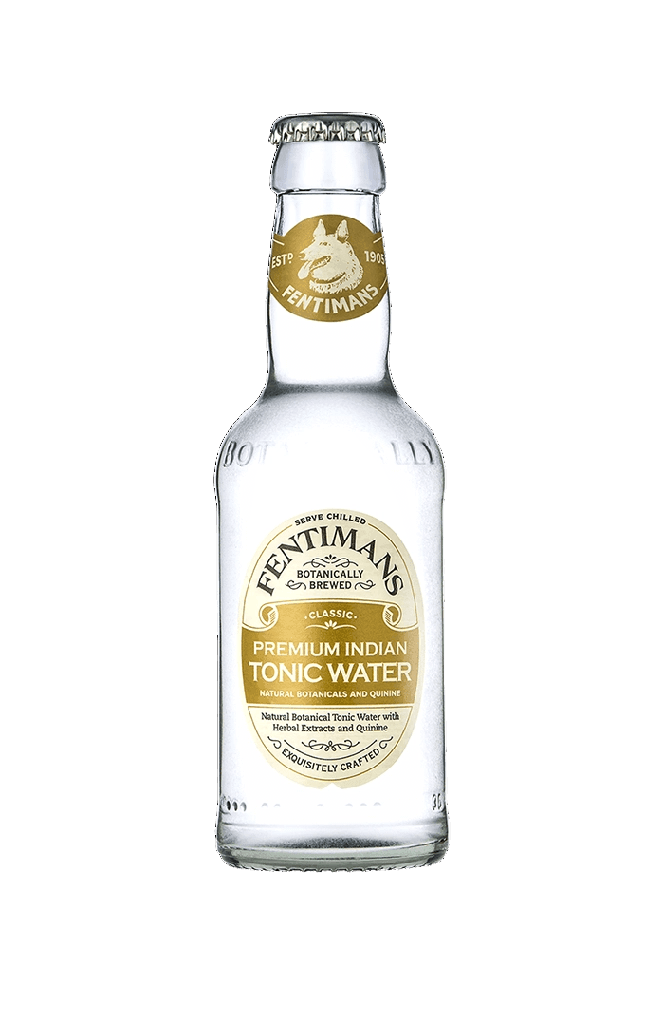 Fentimans Premium Indian Tonic Water glass bottle