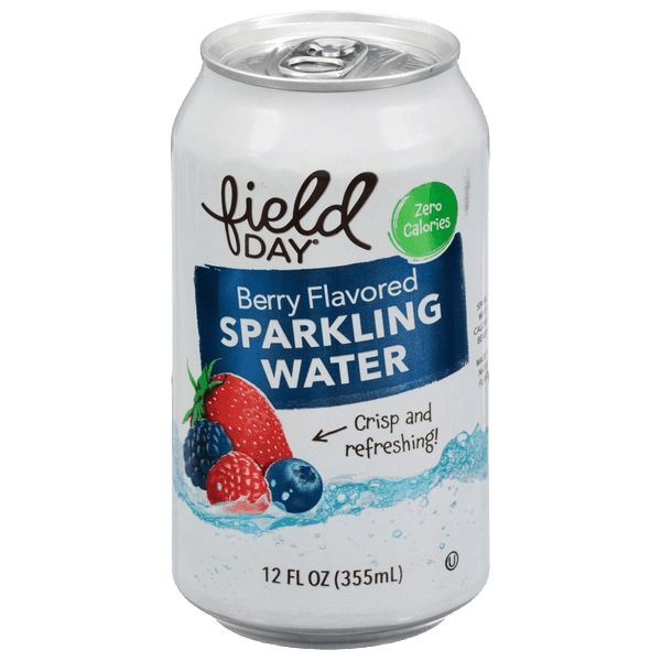 Field Day Sparkling Water Berry can
