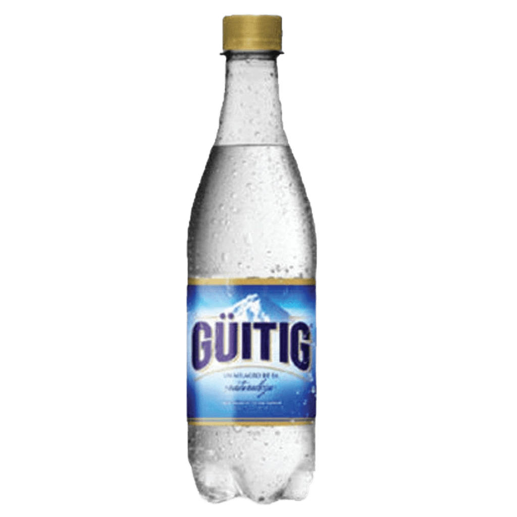 Güitig Sparkling Mineral Water glass bottle